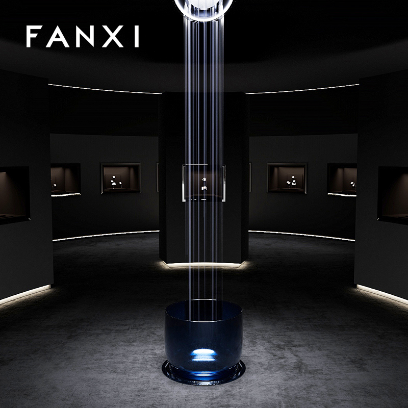 FANXI Fashion Coffee Metal Watch Combination Set Serie
