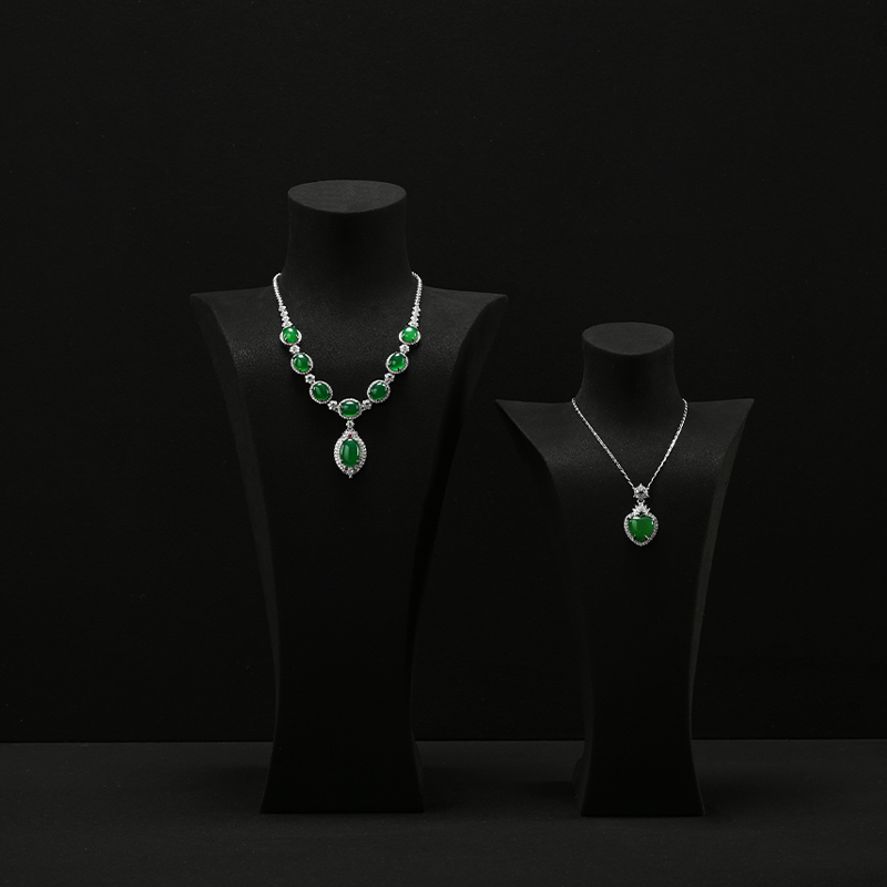 FANXI Wholesale microfiber polychrome jewelry bust