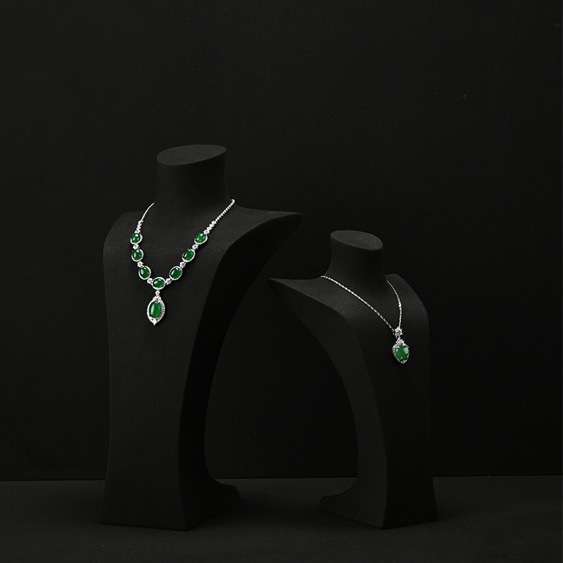FANXI Wholesale microfiber polychrome jewelry bust