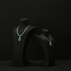 FANXI Wholesale microfiber polychrome jewelry bust