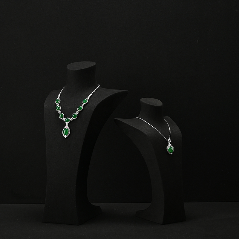 FANXI Wholesale microfiber polychrome jewelry bust