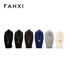 FANXI Hot sale Polychrome Silk Jewelry bust