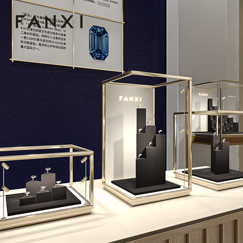 FANXI New arrival coffee metal ring display