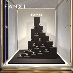 FANXI New arrival coffee metal ring display