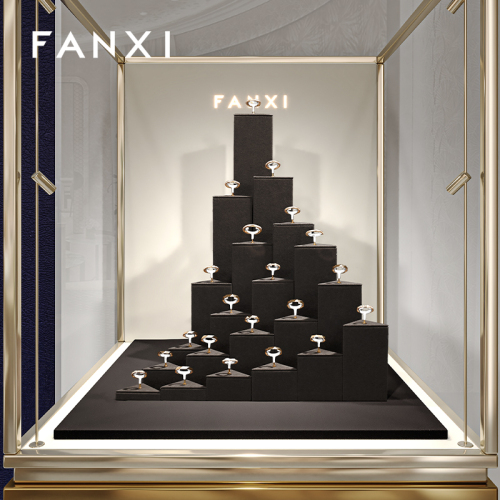 FANXI New arrival coffee metal ring display