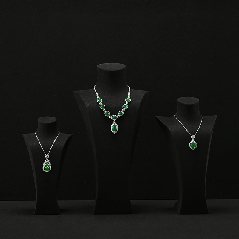 FANXI Wholesale microfiber polychrome jewelry bust