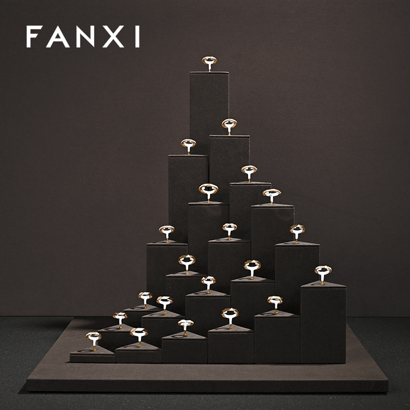 FANXI New arrival coffee metal ring display