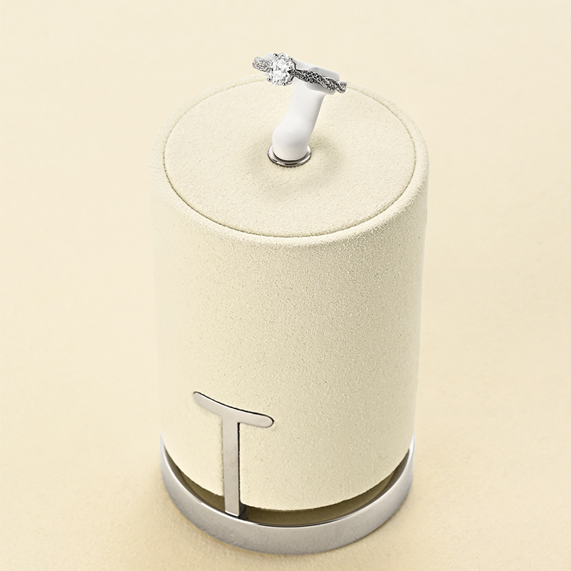 FANXI high quality Beige Microfiber custom jewelry display