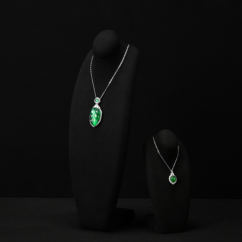 FANXI New arrival colorful microfiber jewelry bust