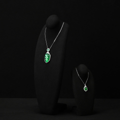 FANXI New arrival colorful microfiber jewelry bust
