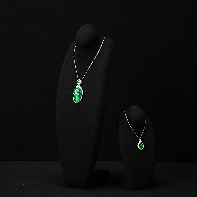 FANXI New arrival colorful microfiber jewelry bust