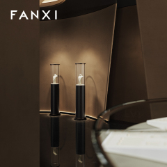 FANXI New arrival off white microfiber jewelry bust