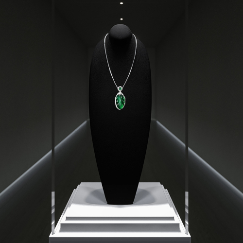 FANXI New arrival colorful microfiber jewelry bust