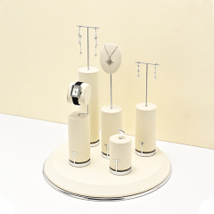 FANXI high quality Beige Microfiber custom jewelry display