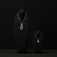 FANXI New arrival colorful microfiber jewelry bust