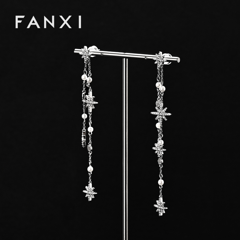 FANXI High quality Black Metal Jewelry display set