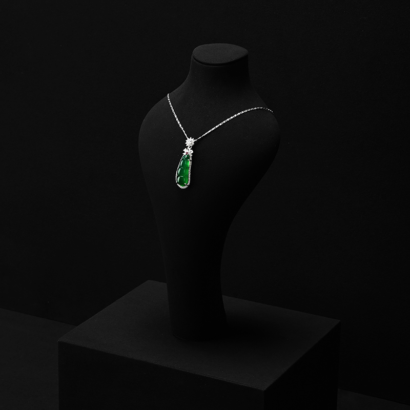 FANXI high quality Microfiber Multicolored jewelry bust