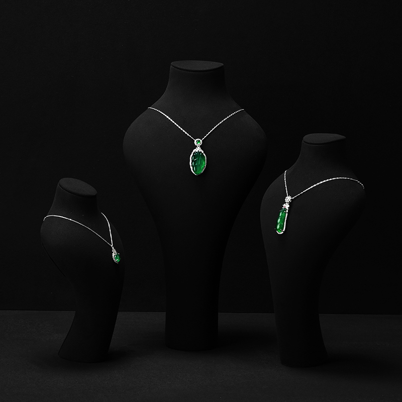 FANXI high quality Microfiber Multicolored jewelry bust