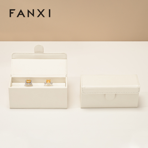 FANXI Fashion velvet Multicolored Ring Storage Box