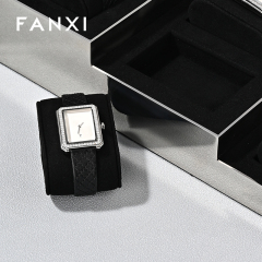 FANXI high end Black Microfiber watch display set