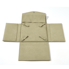 FANXI Custom grayish green microfiber neckalce holder