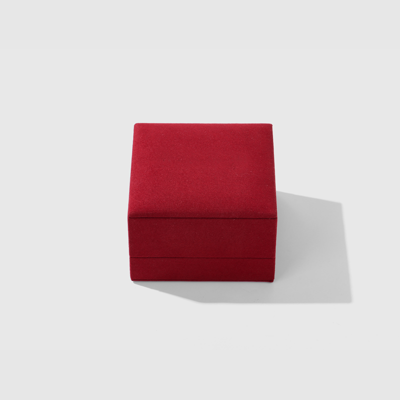 FANXI Custom red microfiber jewelry box