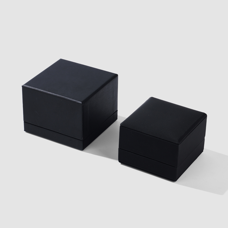 FANXI Custom black microfiber inside jewelry box
