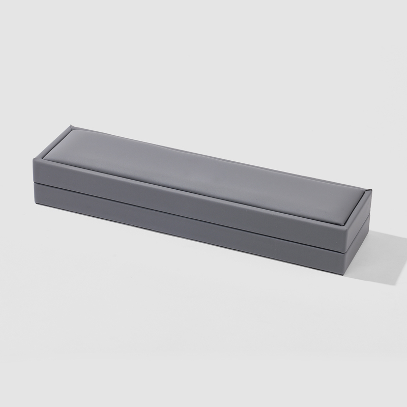 FANXI Custom black and gray paper velvet jewelry box