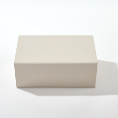 FANXI Custom beige leatherette paper jewelry box