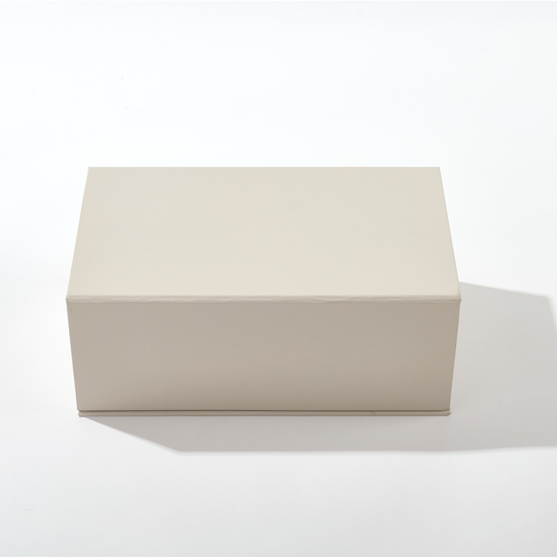 FANXI Custom beige leatherette paper jewelry box