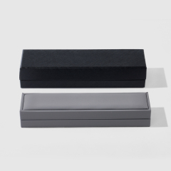 FANXI Custom black and gray paper velvet jewelry box