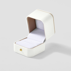 FANXI Custom off white microfiber jewelry box