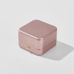 FANXI Custom pink microfiber jewelry box