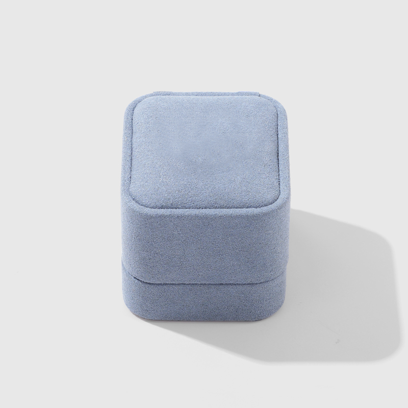 FANXI Custom blue leatherette paper jewelry box