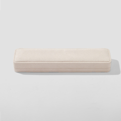 FANXI Custom light khaki microfiber jewelry box