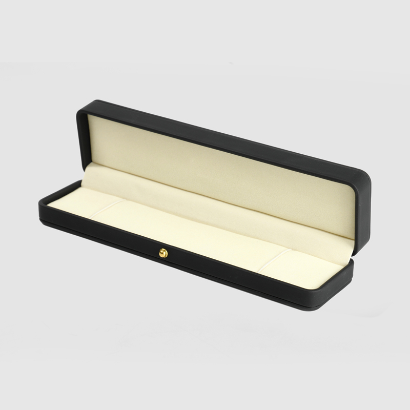 FANXI Custom black velvet PU leather jewelry box