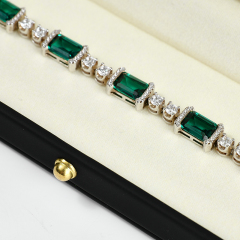 FANXI Custom black velvet PU leather jewelry box