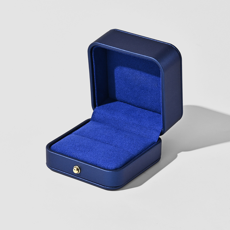 FANXI Custom blue microfiber inside jewelry box