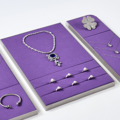 FANXI Custom purple metal jewelry display set series