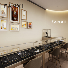 FANXI Fashion Black Metal Jewelry Combination Set