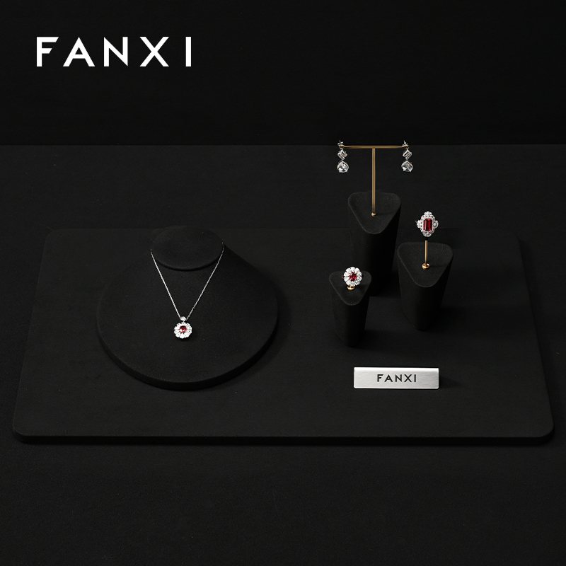 FANXI Wholesale Velvet Multi-coloroption Jewelry bust