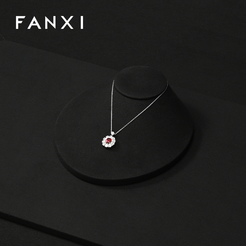 FANXI Wholesale Velvet Multi-coloroption Jewelry bust