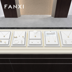 FANXI Fashion White metal Jewelry display set series