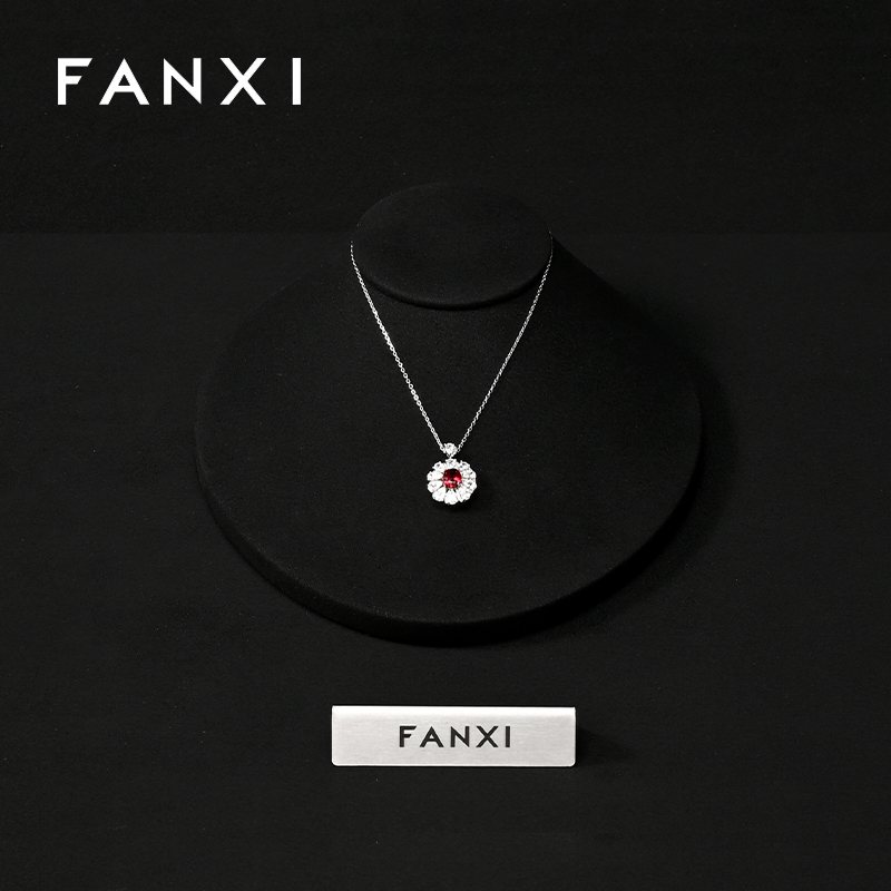 FANXI Wholesale Velvet Multi-coloroption Jewelry bust