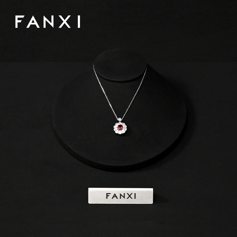 FANXI Wholesale Velvet Multi-coloroption Jewelry bust
