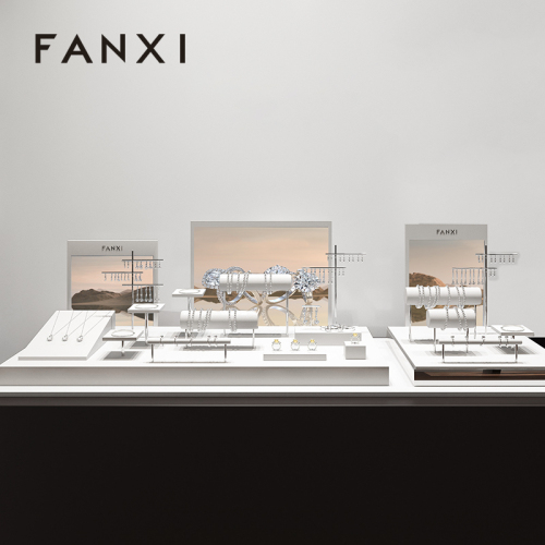 FANXI Wholesale metal leather Jewelry display set series