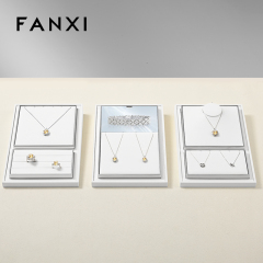 FANXI Fashion White metal Jewelry display set series