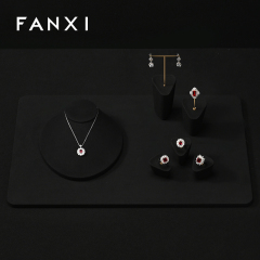 FANXI Wholesale Velvet Multi-coloroption Jewelry bust