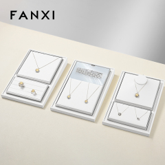 FANXI Fashion White metal Jewelry display set series