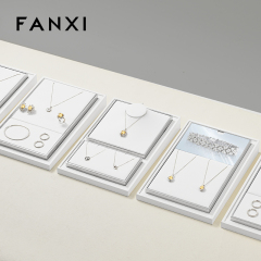 FANXI Fashion White metal Jewelry display set series